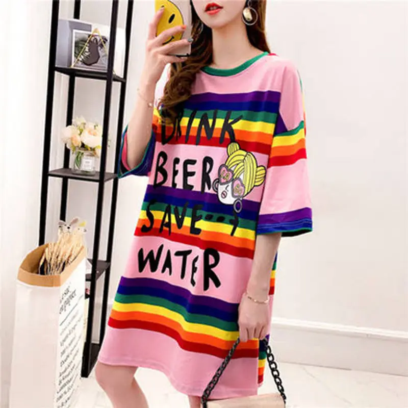 Женское платье рубашка с принтом в японском стиле повседневные платья коротким