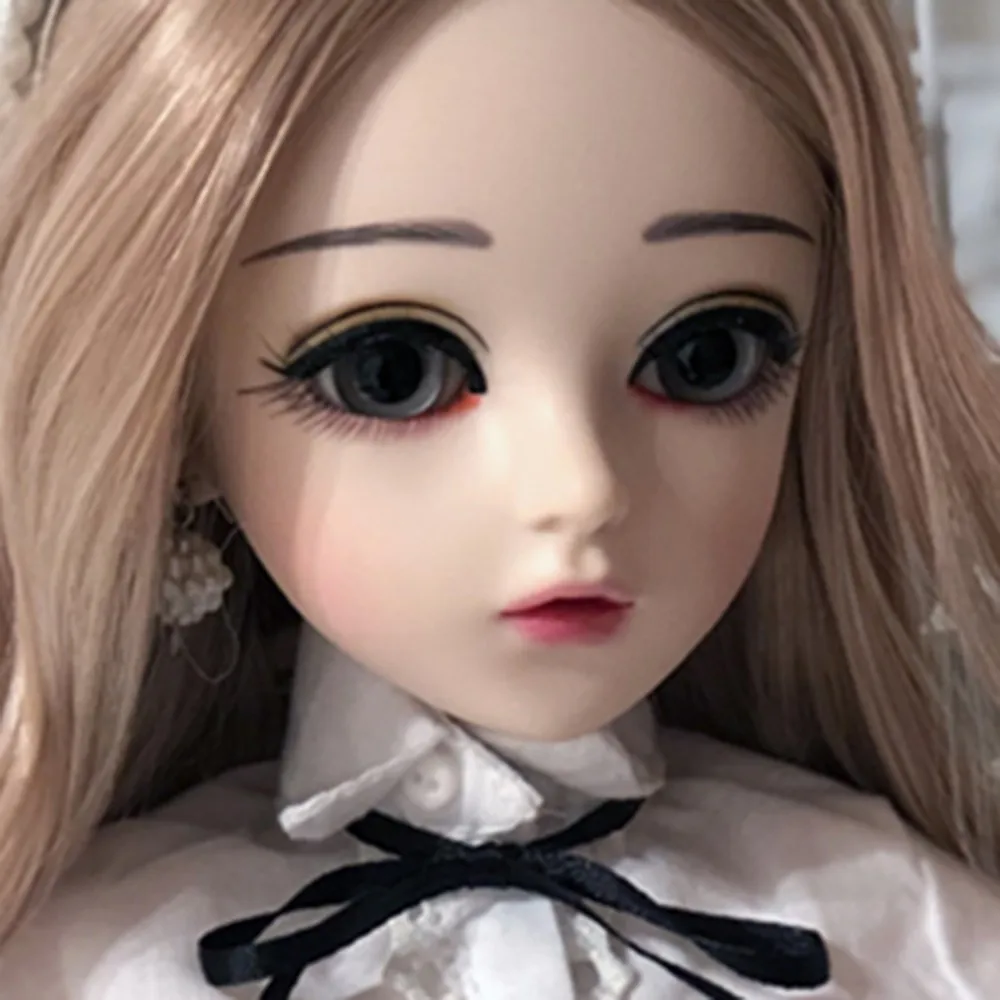 60 см, кукла Doris Katie BJD, набор для макияжа, сменная кукла с глазами, 1/3, BJD, куклы-Реборн,, ручная работа, кукла для девочки, подарки на день рождения