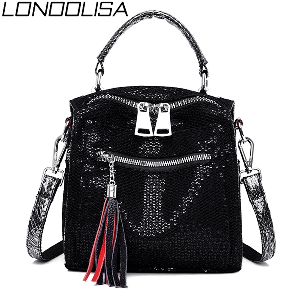 3 в 1 Женский кожаный рюкзак с кисточками сетчатый Рюкзак С Рисунком Слона