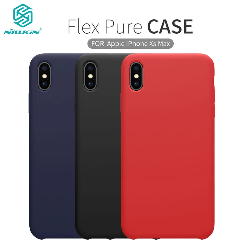 Для iPhone XS/XS Max XR чехол для телефона Nillkin жидкостный мягкий силиконовый более прочный защитный чехол для iPhone 11 11 Pro Max