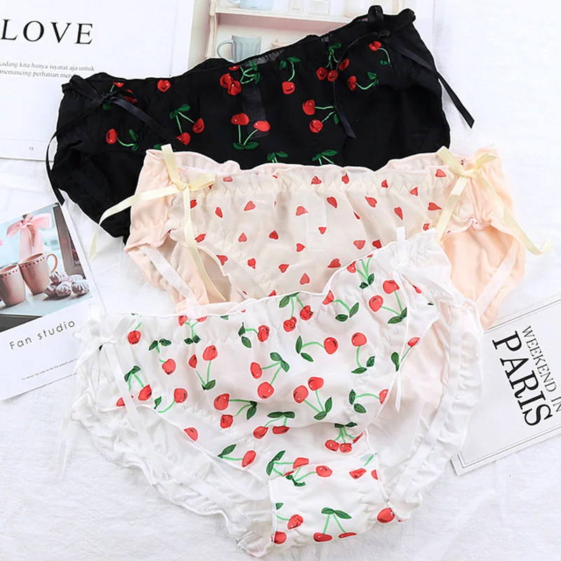 Японские фруктовые бесшовные трусики женское сексуальное нижнее белье микро