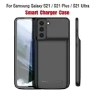 Умный чехол с зарядным устройством для Samsung Galaxy S21 Plus S21 Ultra, чехол с зарядным устройством для аккумуляторов, внешний аккумулятор для Galaxy S21, чехол с аккумулятором