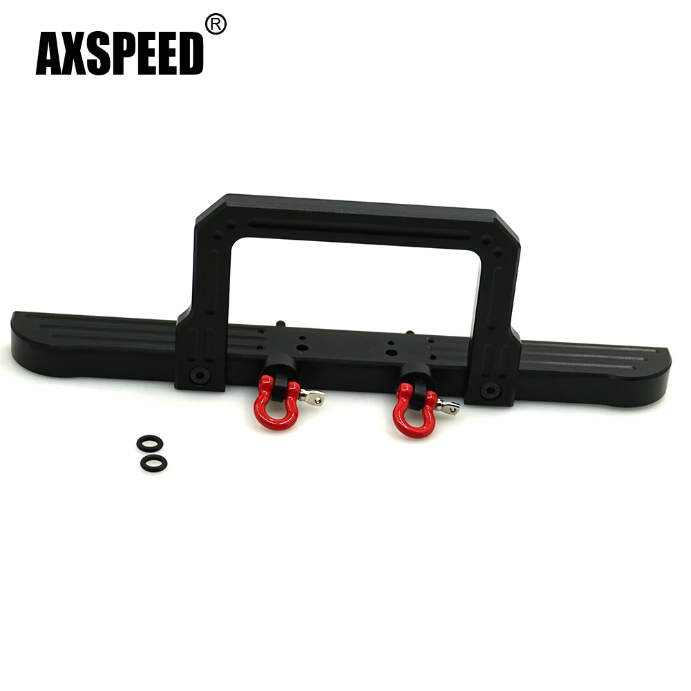 AXSPEED металлический передний бампер с лебедкой крепежные скобы для D90 1/10 RC