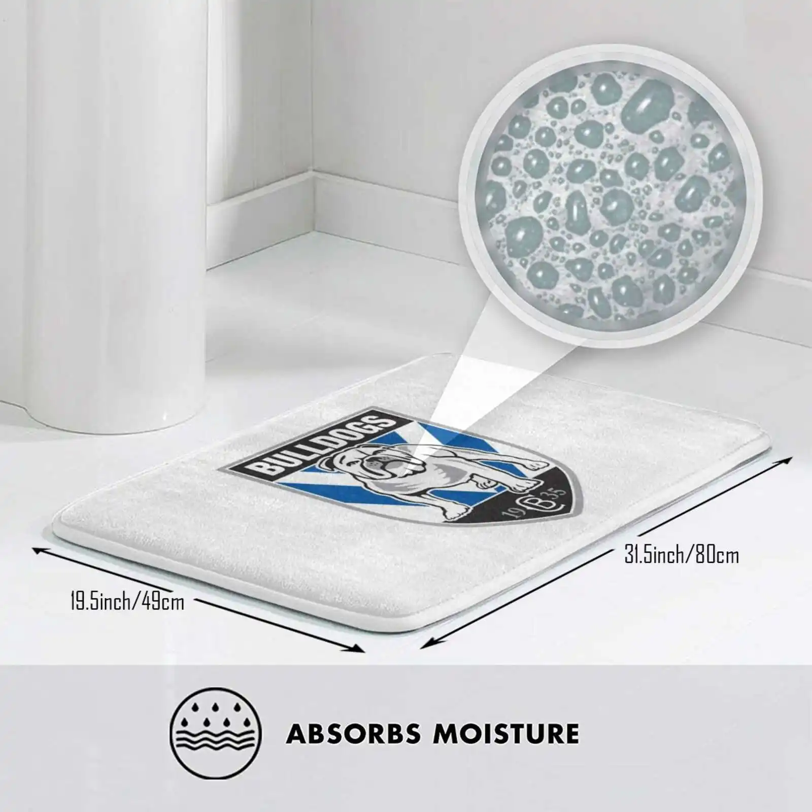 Мягкая подкладка для ног товары комнаты ковер бульдогов | Дом и сад