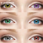 Цветные контактные линзы EYESHARE для глаз Аниме Косплей цветные линзы ed голубые зеленые ежегодные линзы контактные линзы Красота Макияж 2 шт.