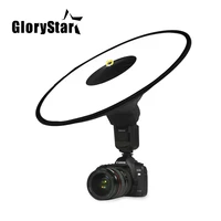 45cm collapsible beauty dish flash diffuser for speedlite studio portrait catchlights lightweight photographic equipments