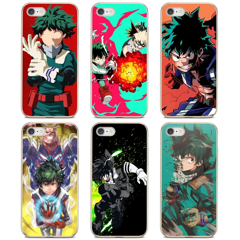 

Soft Covers For iPhone 10 11 12 13 Mini Pro 4S 5S SE 5C 6 6S 7 8 X XR XS Plus Max 2020 Boku no Hero Academia