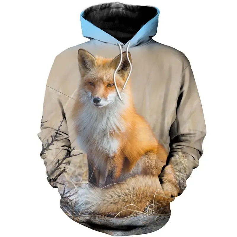 

New smile fox Hoodie fashion casual Sweatshirt