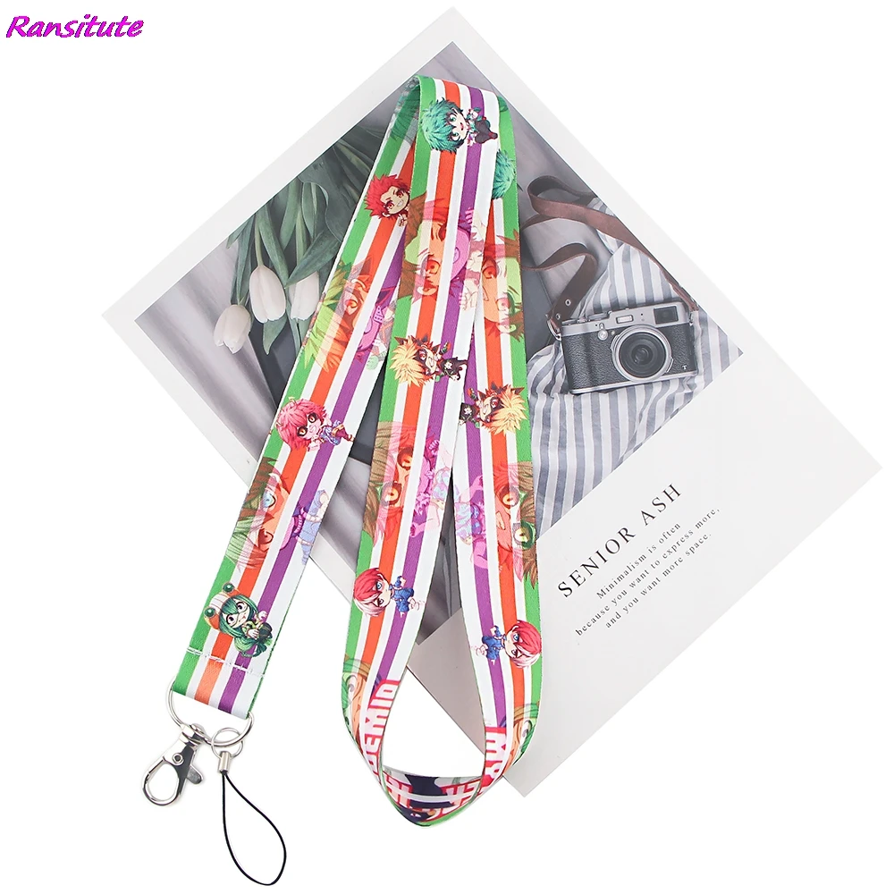 

Ransitute R1355 Anime My Hero School Creative Lanyard Badge ID Lanyards Mobile Phone Rope Key Lanyard Neck Straps Accessories