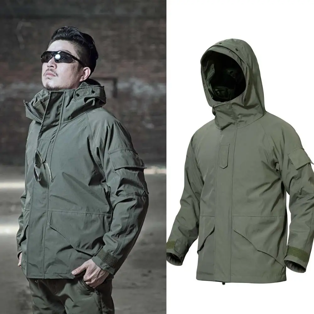 

Fleece Tactical Jacket Softshell Camouflage Men 3 in 1 Thermal Hoodie Men's Windbreakers Waterproof Man Military Winter Jacket