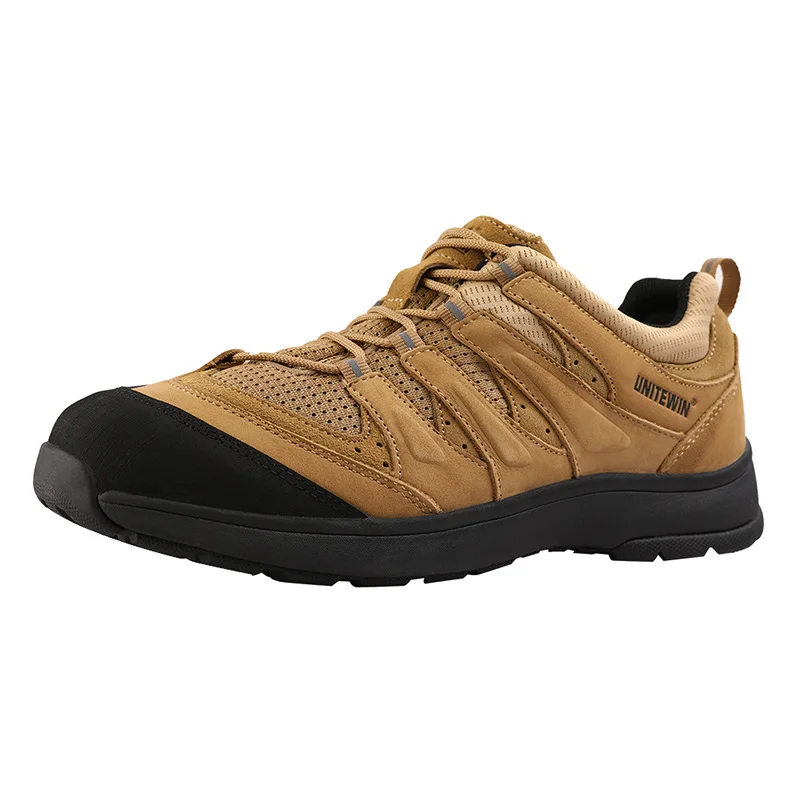 

Men's Outdoor Sport Leather +Mesh Hiking Trekking Shoes Sneakers For Men Sport Camping Climbing Mountain Shoes Sneakers Man