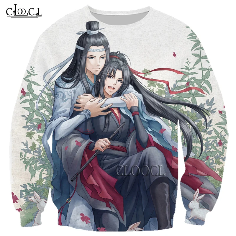 

CLOOCL Fashion Men Women Newest Anime Mo Dao Zu Shi 3D Print Sweatshirt Harajuku Autumn Casual Pullover Tops Drop Shipping