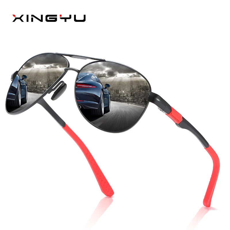 

XINGYU Men 2020 Brand Vintage Sunglasses Aluminum Magnesium Polarized Men Sunglasses Driving Glasses Pilot okulary gafas de sol