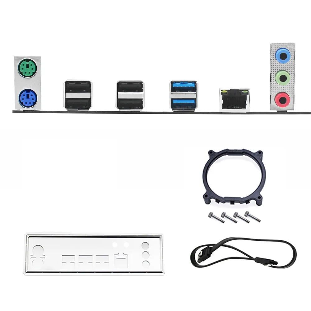 

X99 motherboard LGA 2011-3 with M.2 NVME slot Support four channels DDR4 64GB ECC SATA3.0 USB3.0 100% tested intact X99-RS9