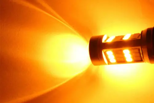 2х белый и янтарный двойной цвет 7443 42SMD светодиодный переключатель с поворотными