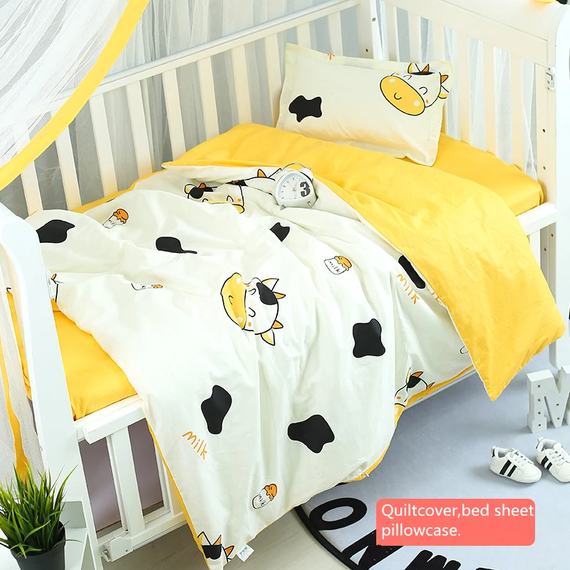 Комплект постельного белья для малышей из 3 предметов хлопковое постельное белье