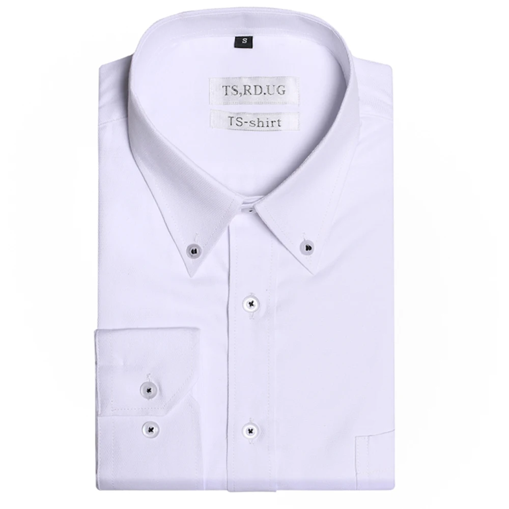 

Men's long-sleeved business shirts solid color casual shirts