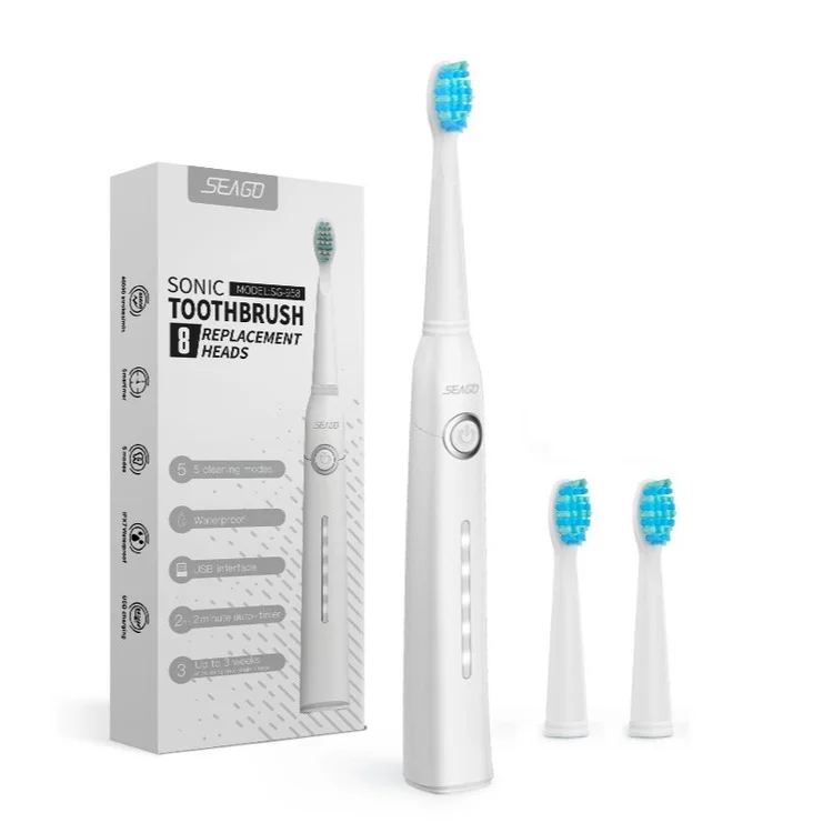 

Upgraded electric toothbrush adult automatic toothbrush USB toothbrush smart toothbrush whitening teeth sonic soft brush head