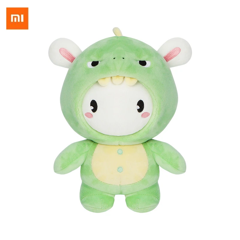 Small Dinosaur Xiaomi Mitu маленький динозавр/гонщик/милый кот/Кролик поросенок/25 см PP Хлопок и шерсть мультфильм милая игрушка подарок для детей - Цвет: Small Dinosaur