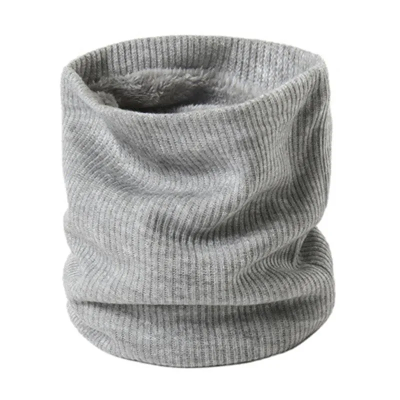 Стандартный шерстяной пуловер на осень и зиму, Дамский шарф, подходящий ко всему теплый шейный эластичный вязаный имитационный воротник, мо...