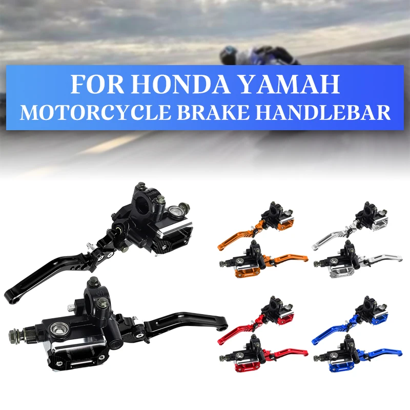 

22mm 7/8 Motorcycle Master Cylinder Levers Hydraulic Brake Pump Clutch Handles Handlebar Lever Reservoir Set For HONDA Yamah