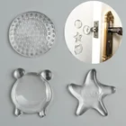 2 шт. Силиконовая ручка двери бампер буферная защита фиксаторы уход за кожей лица Маска Анти-скольжения Стикеры глушитель Противоударная накладка амортизирующий материал для мебели стены протектор