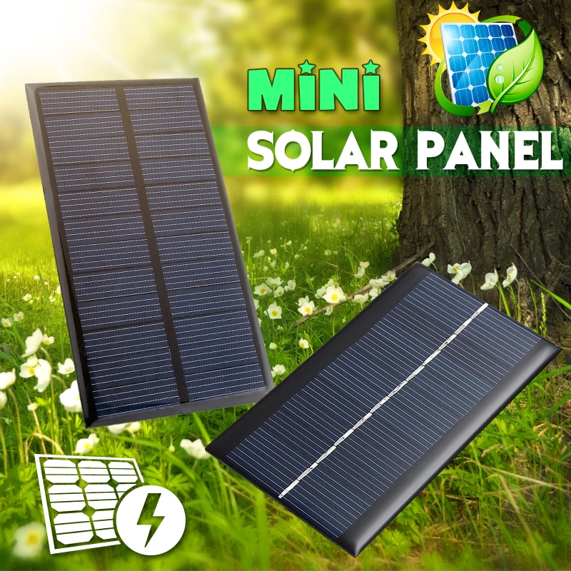 

NEW 20pcs 6V 1W Mini Solar Panel Solar Cells DIY For Light Cell Phone Toys Chargers Portable Drop Shipping HIgh Quality DIY