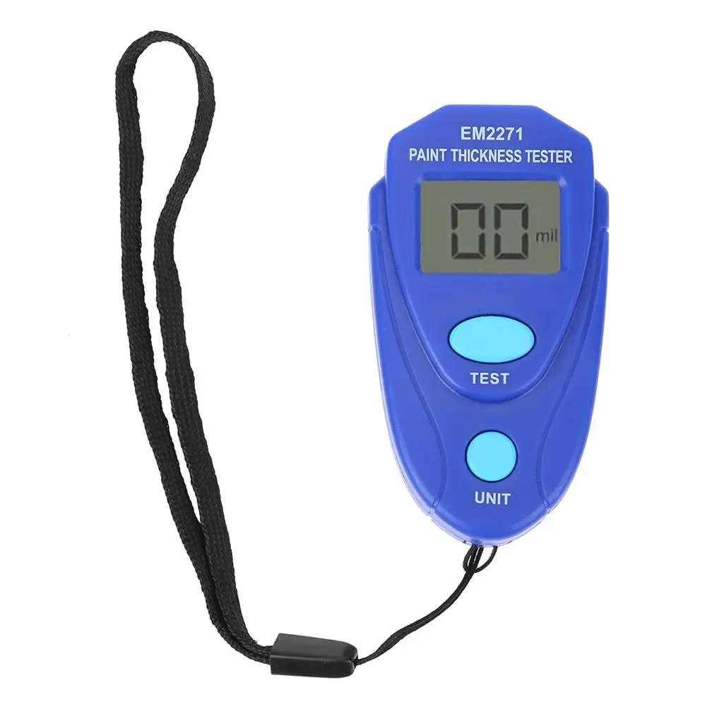 

EM2271 Digital Mini Car Paint Thickness Gauge Car Paint Meter Painting Coating Tester Automobile Coating Thickness Gauge Tester