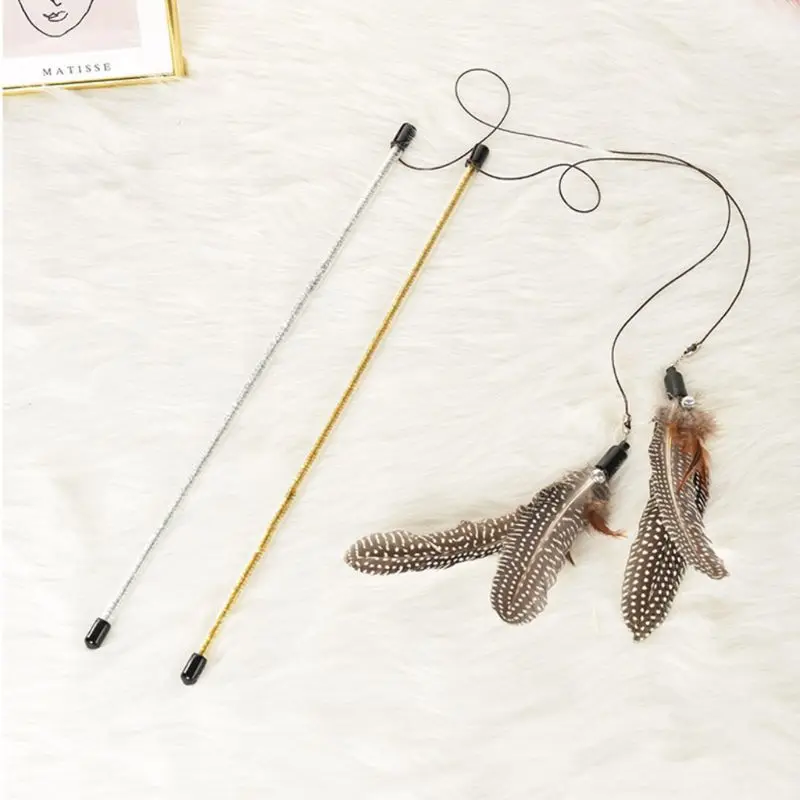 Летит перо палочка-Дразнилка кота автомат для вытягивания игрушек с длинной цепи