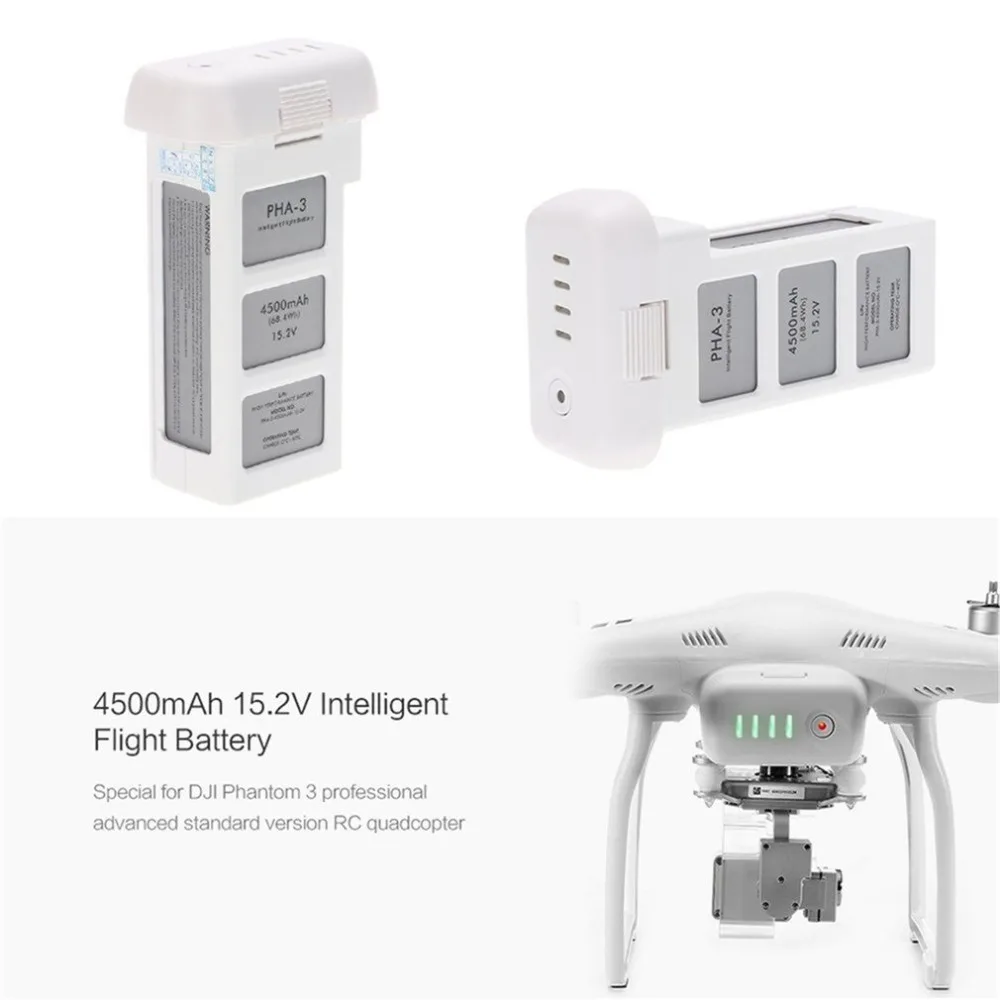15 2 в 4500 мАч для интеллектуального аккумулятора LiPo DJI Phantom 3 Pro Advanced (1 год