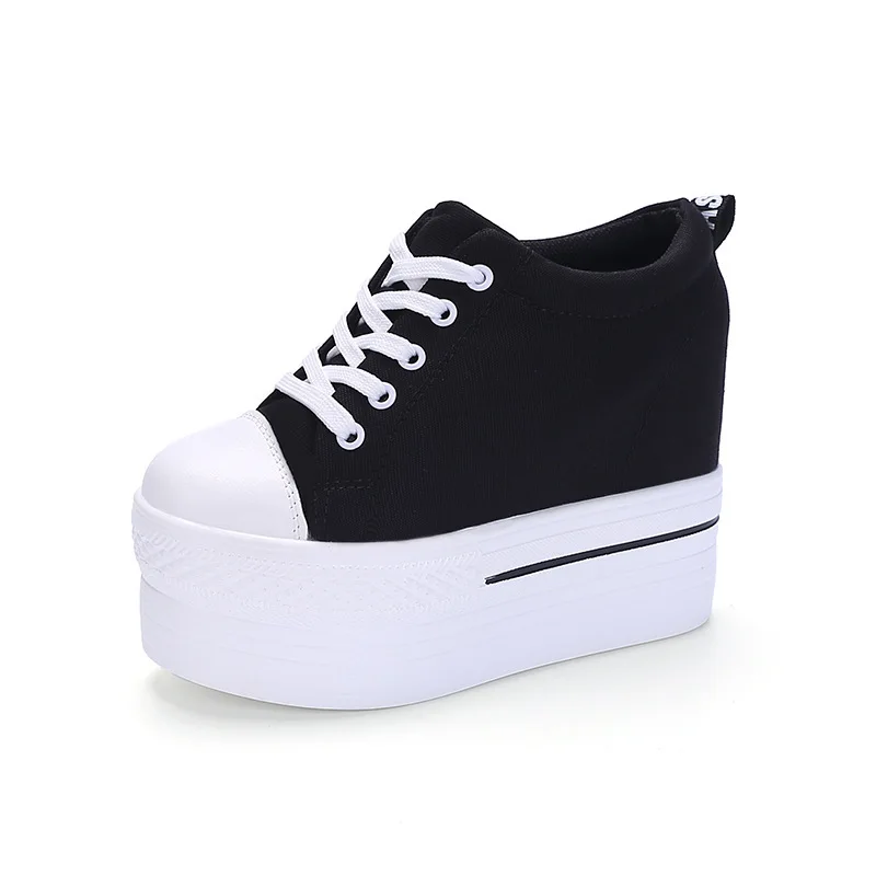 2019 г. женская обувь на толстой рифленой подошве белые парусиновые туфли для