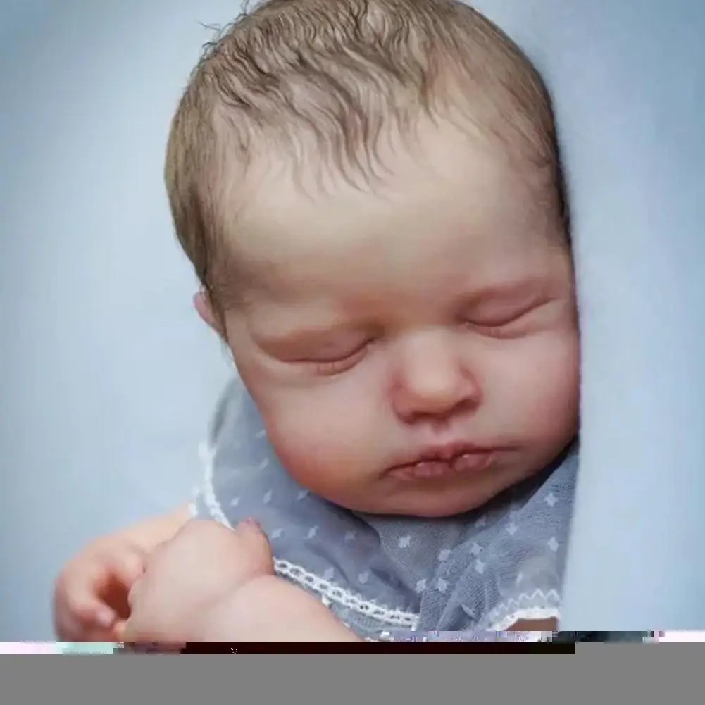 

20 Inch Rebirth Doll Lifelike Newborn Baby Levi Vinyl Unfinished Unassembled Soft Collection Dolls Unpainted Gift Parts Dol V3H2