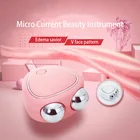 Бытовой микро-Точный косметический инструмент для лица для женщин, портативный роликовый массажер для уменьшения отеков и лифтинга кожи, зарядное устройство USB
