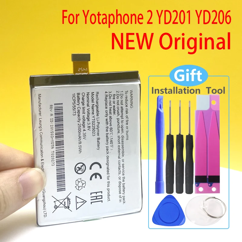 Аккумулятор YT0225023 2500 ма ч для Yotaphone 2 YD201 YD206 мобильный телефон высокое качество
