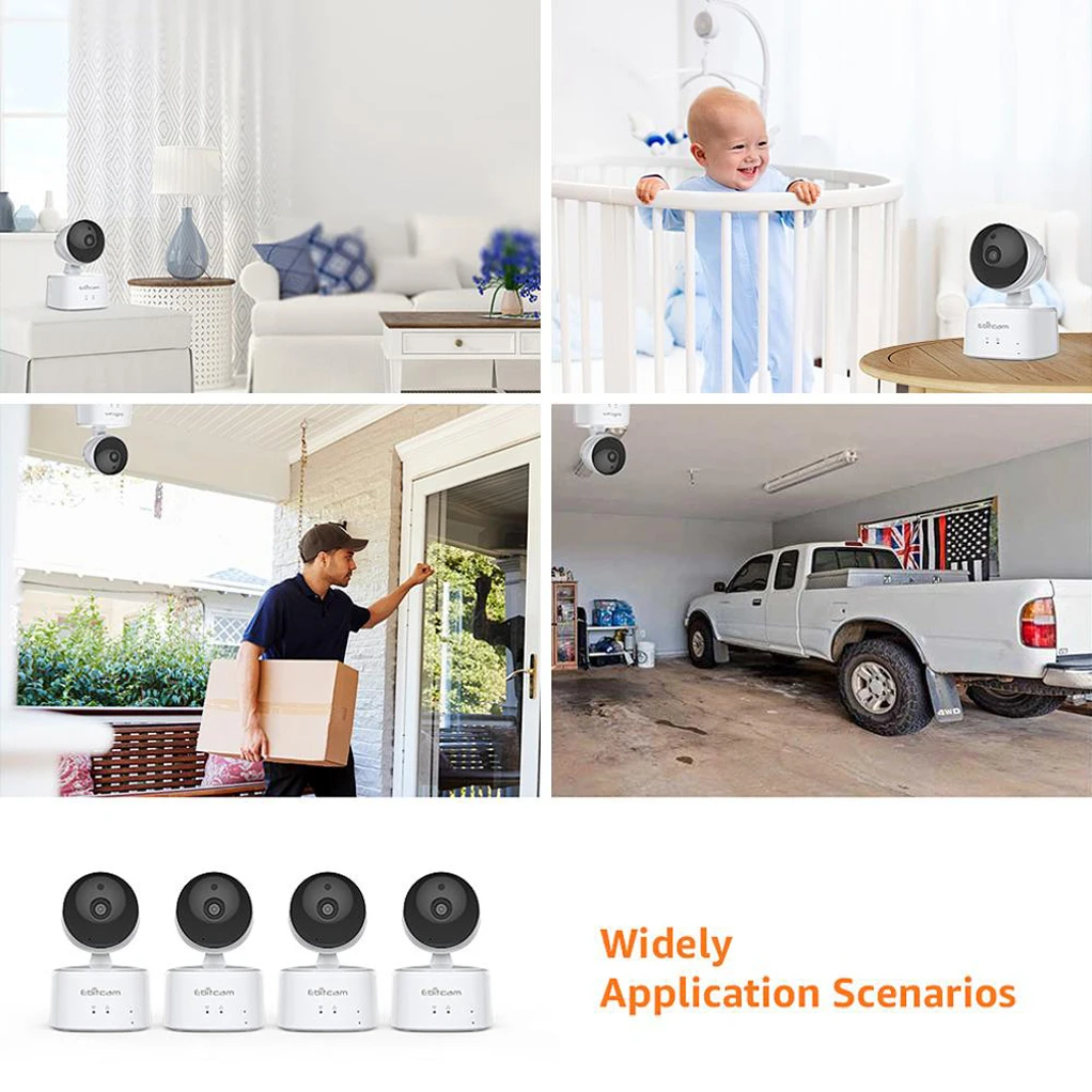 Беспроводная система безопасности Ebitcam 1080p Cloud Wifi CCTV камера комплект ip камер PTZ