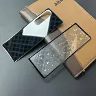 Изогнутая 3D пленка из закаленного стекла для Samsung Fold 3 Защита для переднего и заднего экрана Водонепроницаемая высокочувствительная пленка против царапин