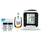 Yai метр 100 шт. Тесты полоски, прибор для измерения глюкозы в крови и ЖК-дисплей устройство для контроля кровяного Давление монитор Семья уход за здоровьем подарок, глюкометр для измерения уровня глюкозы в крови