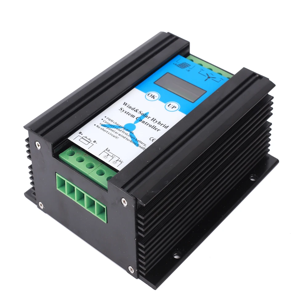 Гибридный контроллер ветра на солнечной батарее 300 Вт 500 800 1000 12 В 24 автоматическое