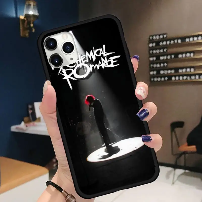 

fashion My Chemical Romance Phone Cases for iPhone 11 12 pro XS MAX 8 7 6 6S Plus X 5S SE 2020 XR Soft silicone