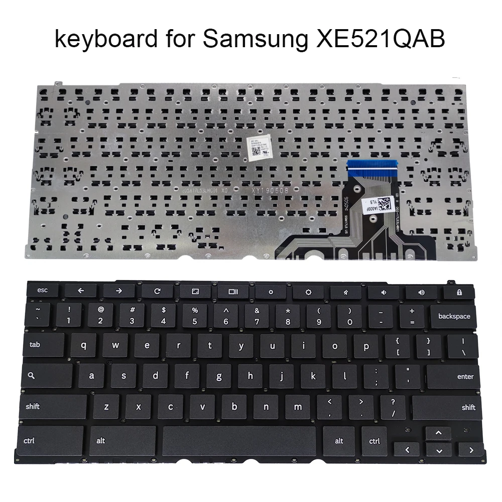 

US replacement keyboards for Samsung Chromebook XE521QAB K01US English pc computers keyboards laptops parts BA5904281A SSM17L5