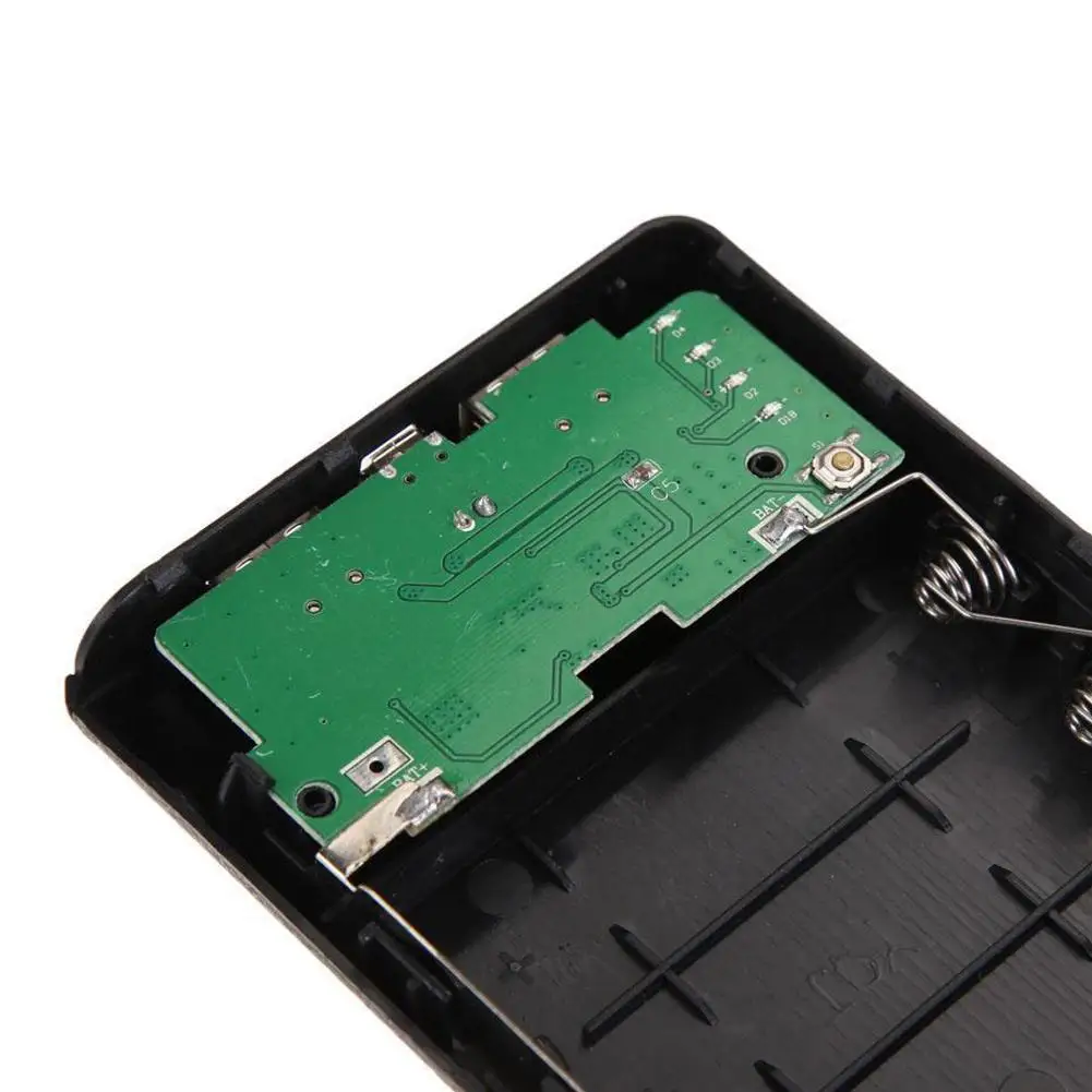 20000 мАч двойной USB внешний аккумулятор чехол Комплект 6X18650 зарядное устройство