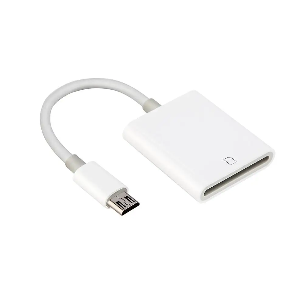 OTG Смартфон Aux адаптер Micro USB к SD кардридеру камеры/передача для телефона Android Huawei