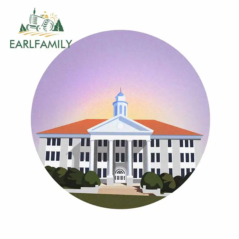 

EARLFAMILY 13 см x 12,8 см для маджестических конференций, строительных наклеек, наклейки на автомобиль с защитой от внешних окон, аниме графика