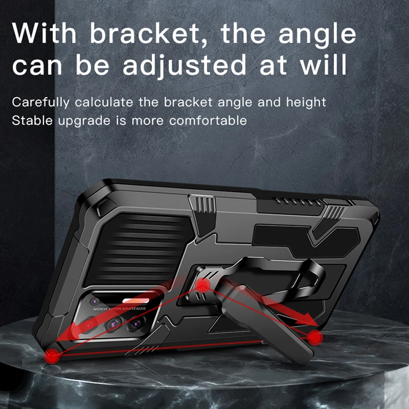 gdream shockproof back clip phone case for motorola one 5g ace one fusion hyper bracket protective cover for moto e5 e6s e 2020 free global shipping