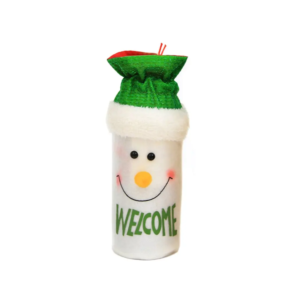 

Beautiful Christmas Clothing Wine Bottle Cover Lovely Decoration Dinner Table Decoration Home Party Decoration