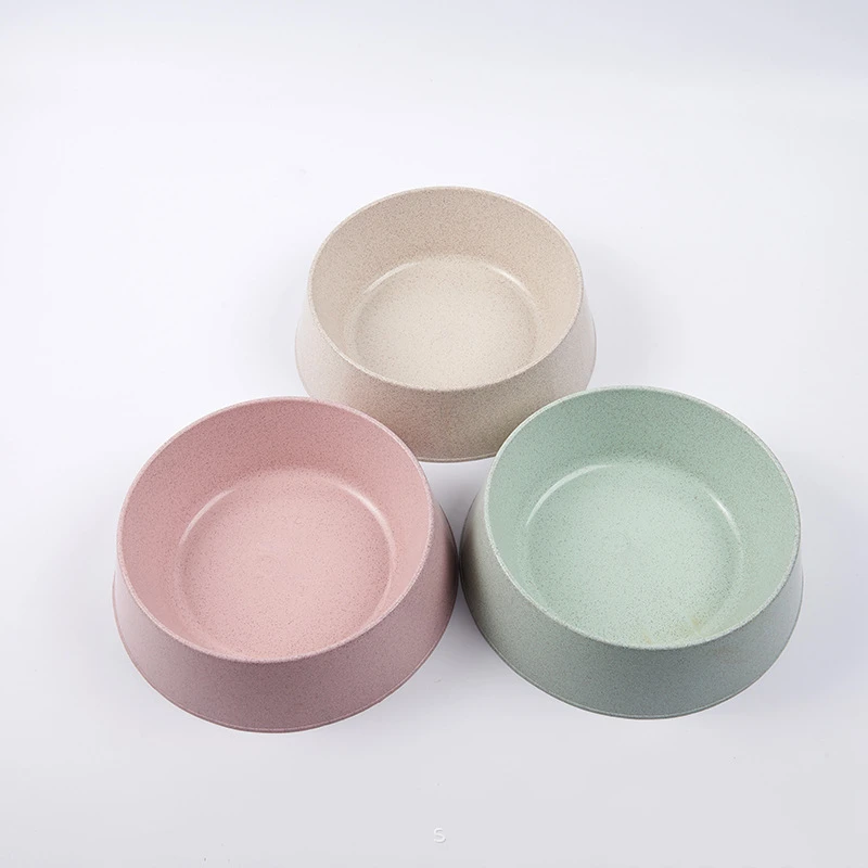 Small and Medium Dog Food Grade Wheat Straw Pet Bowl Environmental Protection Feeding Feeder Cat | Дом и сад