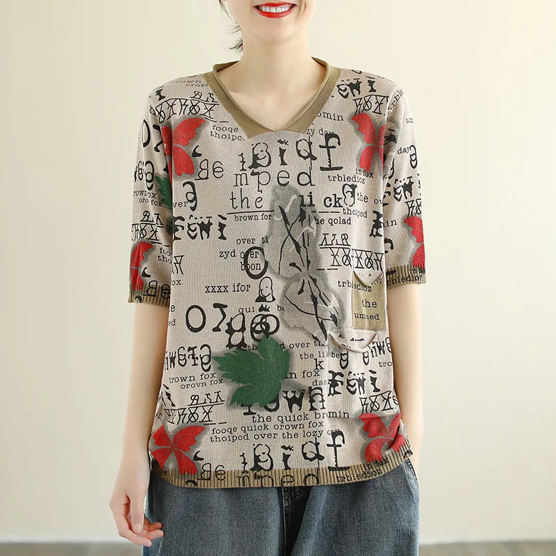 Max LuLu новинка 2020 летний корейский стиль женские пуловеры с принтом Женские