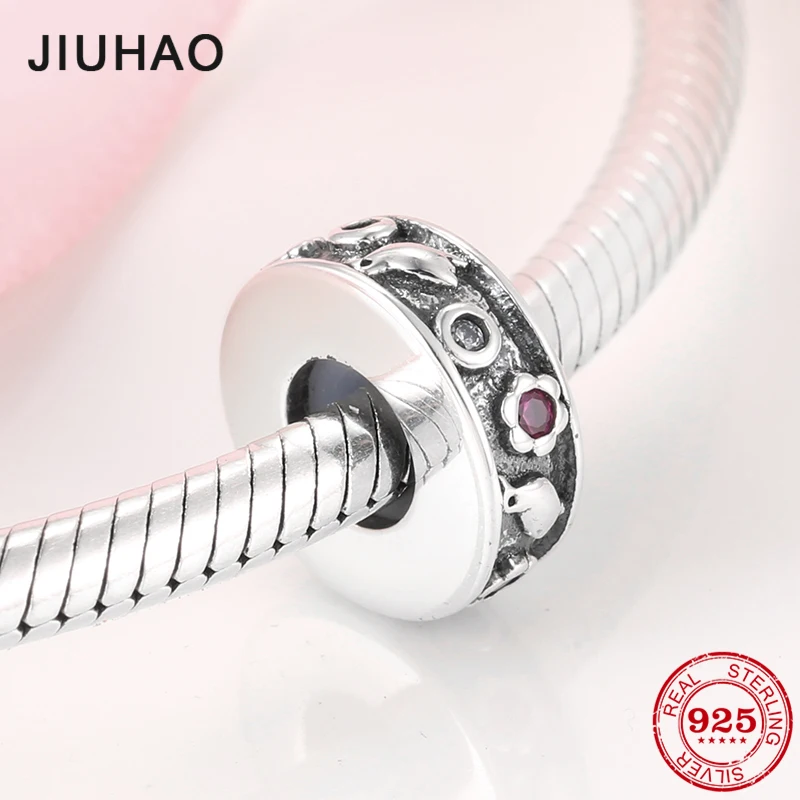 Бусина-пробка из серебра 925 пробы с фианитами | Украшения и аксессуары