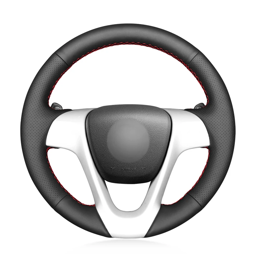 

Hand Sew Black Artificial Leather Car Steering Wheel Cover for Smart Fortwo 2009 2010 2011 2012 2013 Smart Forjeremy 2013