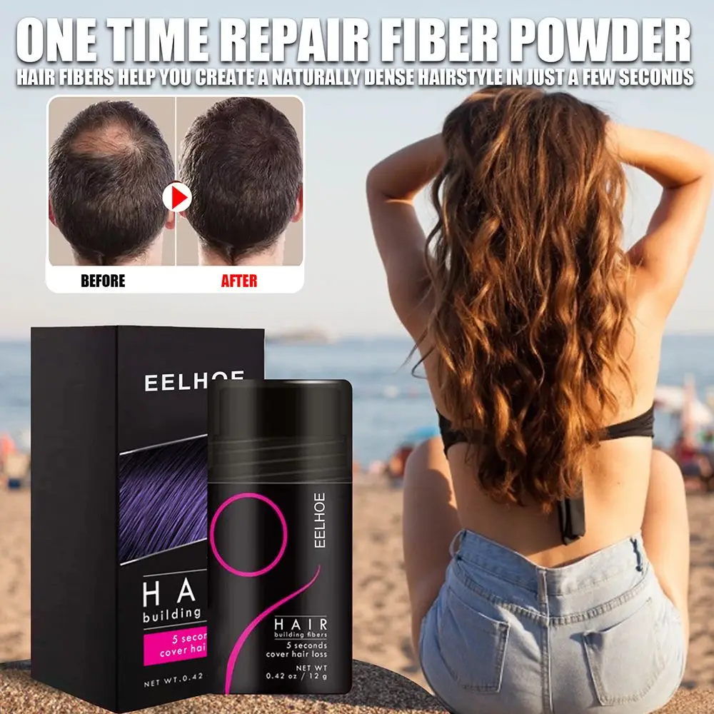 

Lasting for Any Color Hair Thickening Fibers Dense Hair Fiber Powder Hair Building Fluff Up Secret Hair Fiber Powder